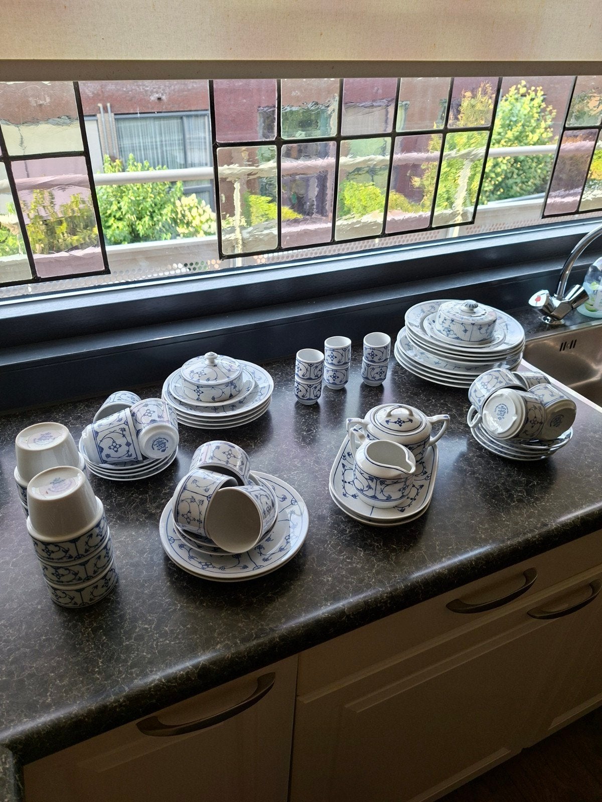 Jäger Eisenberg Original Blau Saks Servies - 60+ Delen, Ophalen of Verzenden