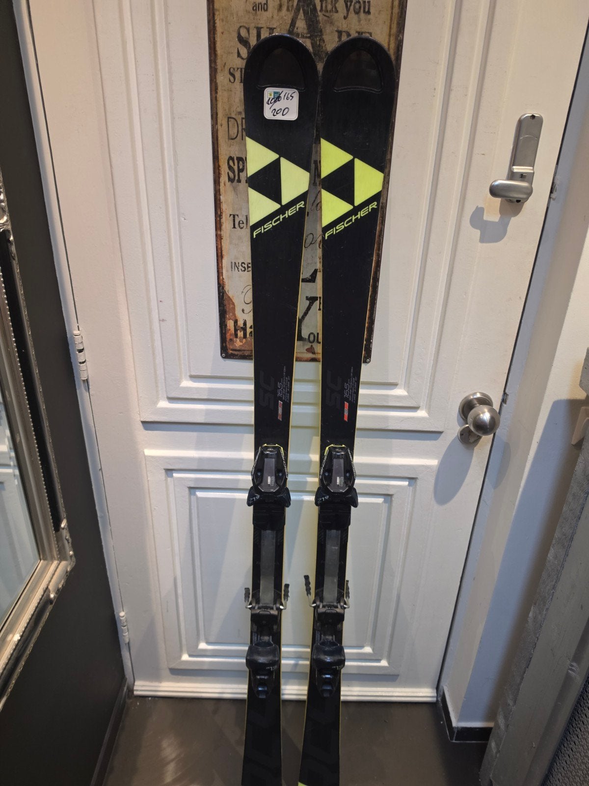 165cm FISCHER RC4 SC 1000€ GEVORDERD KLEINE BOCHTEN SKI, 160 tot 180 cm, Ophalen of Verzenden, Carve, Skiën