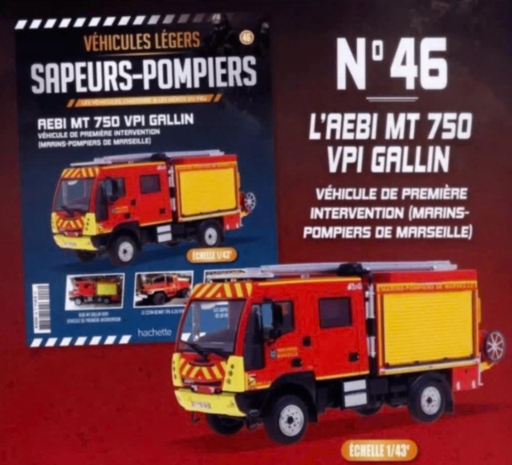 AEBI MT 750 VPI Gallin Brandweer SCHAAL 1/43 # 46, Verzenden, Nieuw, Bus of Vrachtwagen, Overige merken