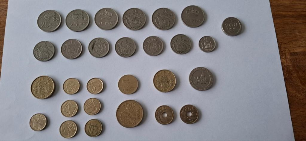 DIVERSE SPAANSE PESETA MUNTEN., Ophalen of Verzenden, Overige landen, Setje
