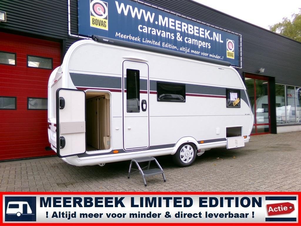 Hobby De Luxe 490 KMF 3404,=KORTING +MOVER +THULE+STAPELBED, Caravans en Kamperen, Dwarsbed, Hobby, Particulier, Tot en met 6