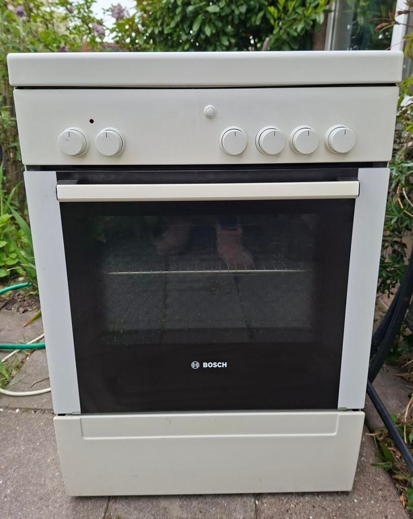 Bosh gasstel met oven, Witgoed en Apparatuur, Fornuizen, Gas, Vrijstaand, 85 tot 90 cm, 4 kookzones