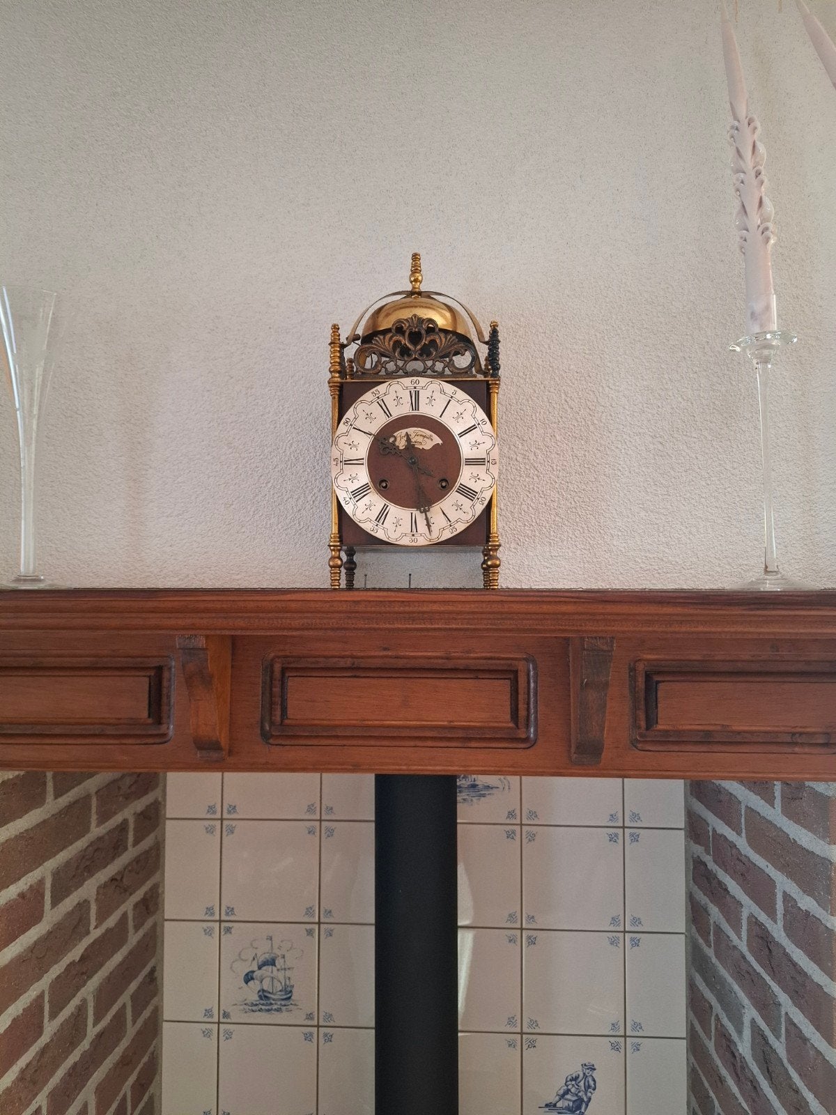 Antieke John Tompion London Tafelklok met Sleutel, Antiek en Kunst, Ophalen