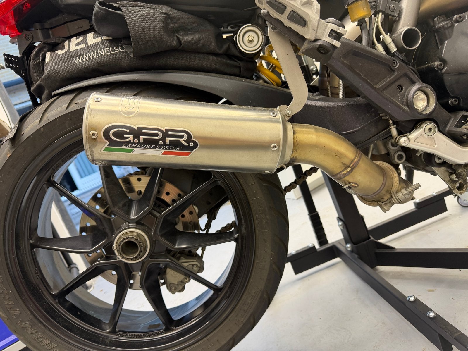 GPR Titanium uitlaat Ducati Hypermotard hyperstrada 821/939, Ophalen of Verzenden, Gebruikt