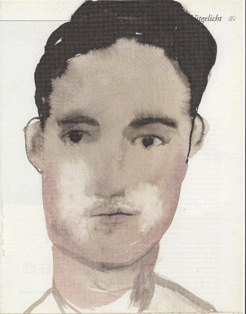 Marlene Dumas portret print, Ophalen of Verzenden