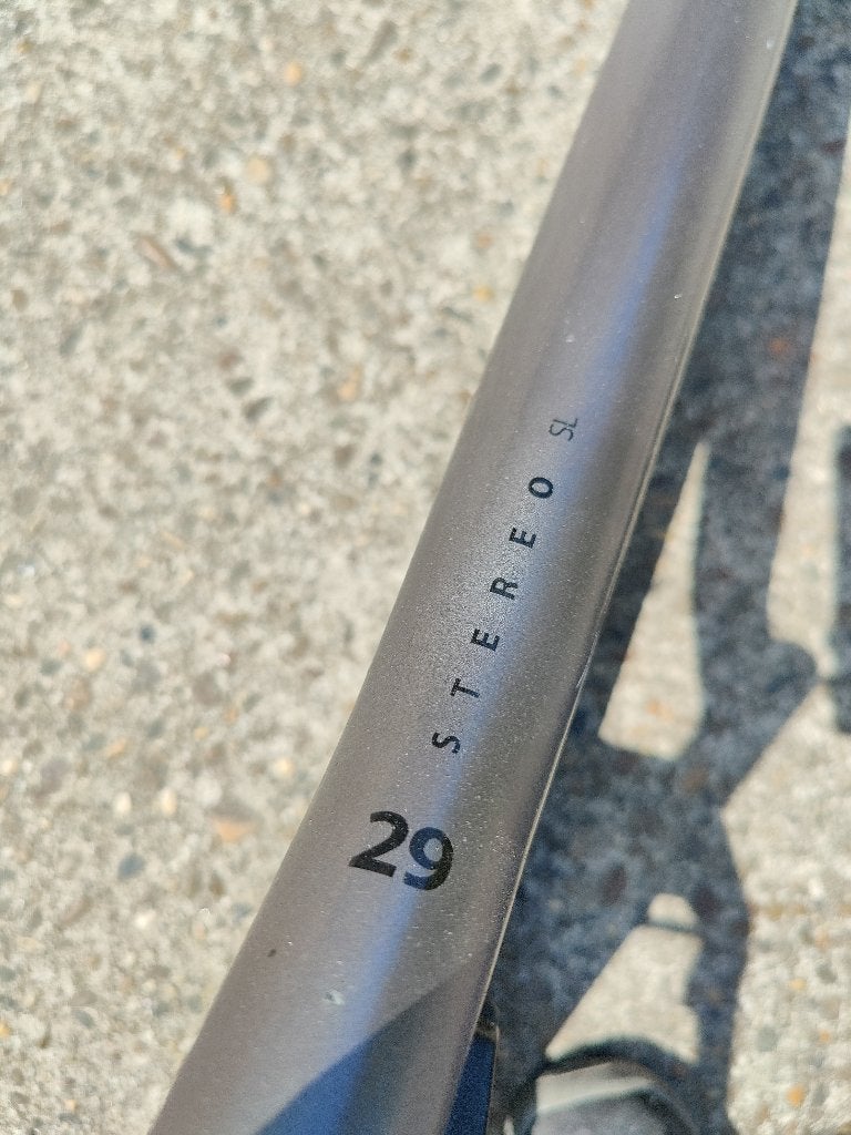 Cube Stereo SL frame, Fietsen en Brommers, Frame, Gebruikt, Ophalen of Verzenden, Carbon