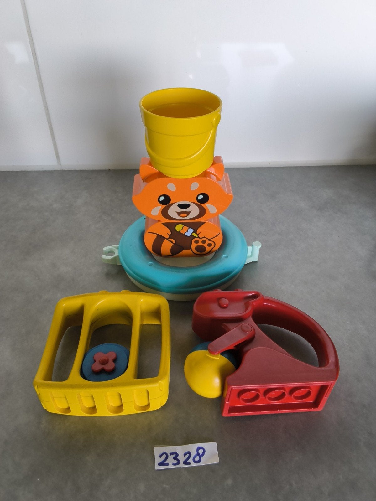 Duplo Baby peuter 2 rammelaars en badspeeltje, Ophalen of Verzenden, Duplo