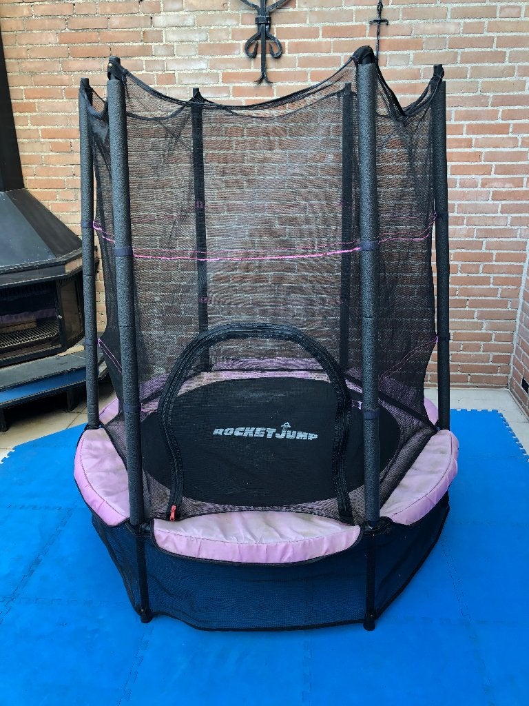 Trampoline, Kinderen en Baby's, Speelgoed | Buiten | Trampolines, Ophalen, Gebruikt