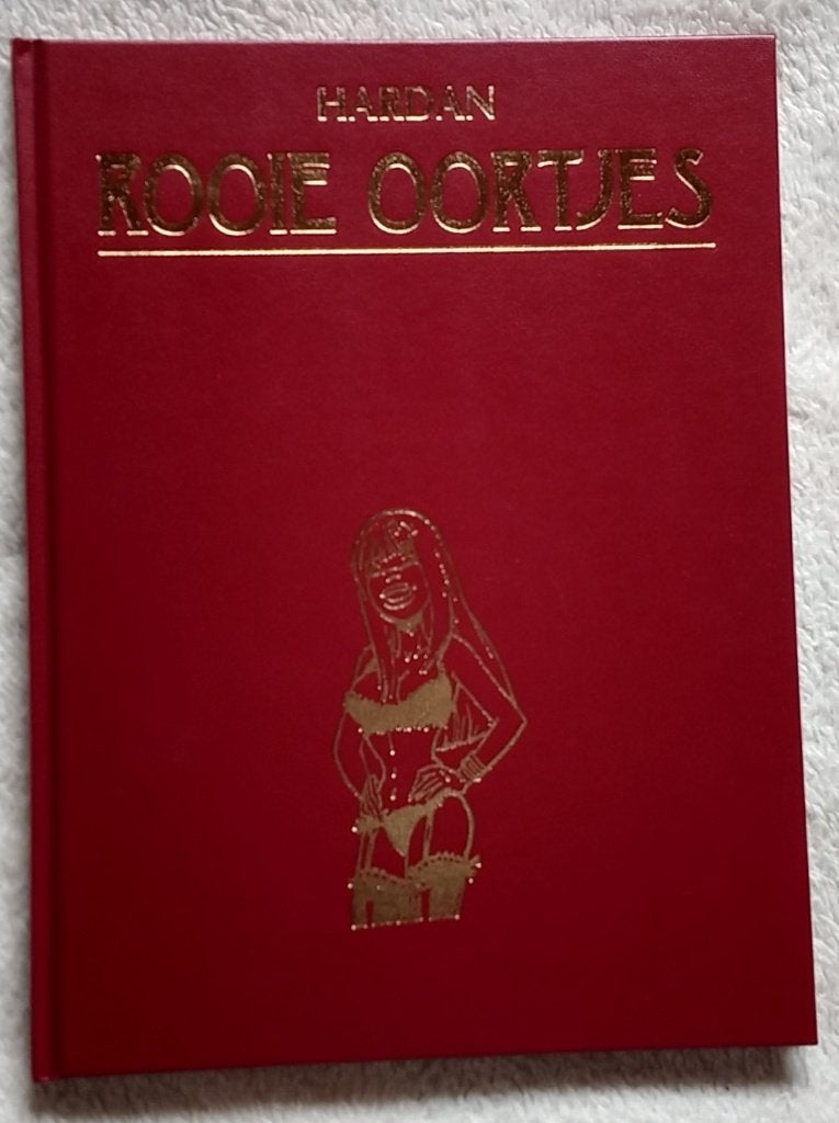 rooie oortjes hardcover, Hardan, volgnr 6, Boeken, Stripboeken, Eén stripboek, Ophalen of Verzenden, Zo goed als nieuw