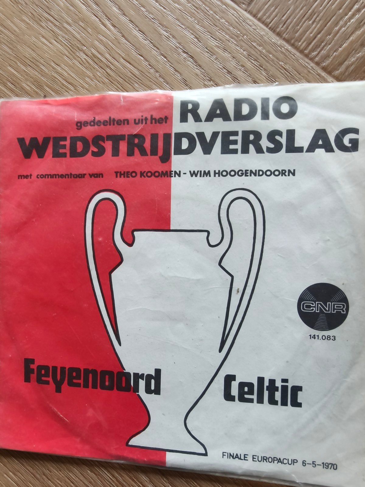 Feyenoord - Celtic Finale Europacup 1970 Vinyl Single, Gebruikt, Overige genres, 7 inch, Ophalen of Verzenden