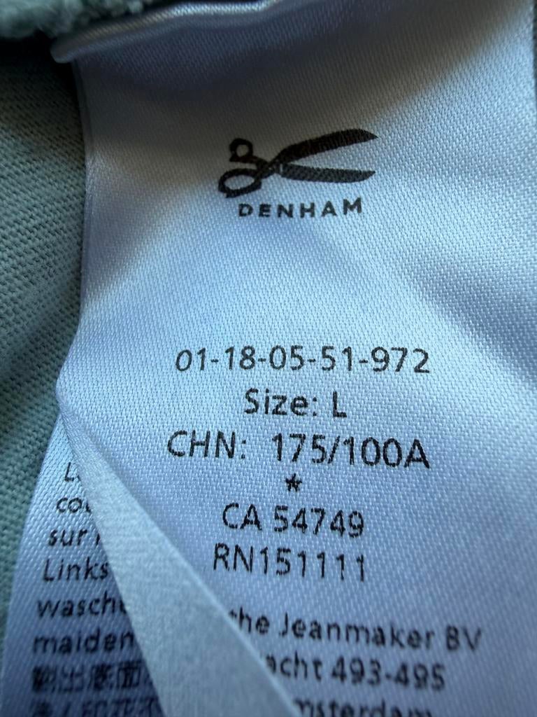 Denham T-shirt maat L, Ophalen of Verzenden, Zo goed als nieuw, Maat 52/54 (L), Groen