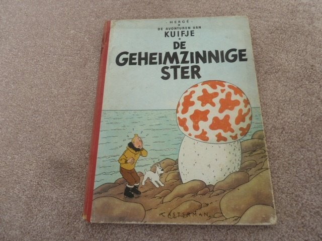 Kuifje de geheimzinnige ster oude HC, Boeken, Eén stripboek, Ophalen of Verzenden, Gelezen