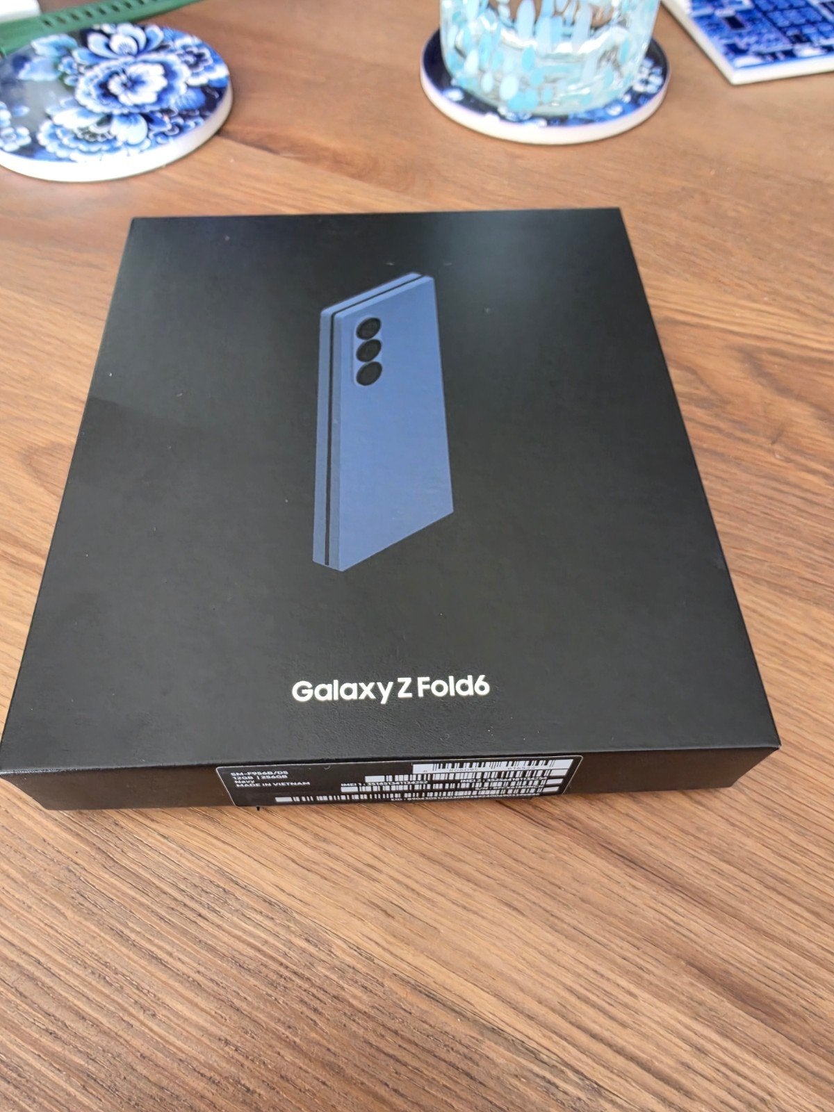 Samsung Galaxy Z Fold6 256GB Navy - Nieuwstaat+S-pen, Blauw, Touchscreen, Nieuw, Ophalen of Verzenden