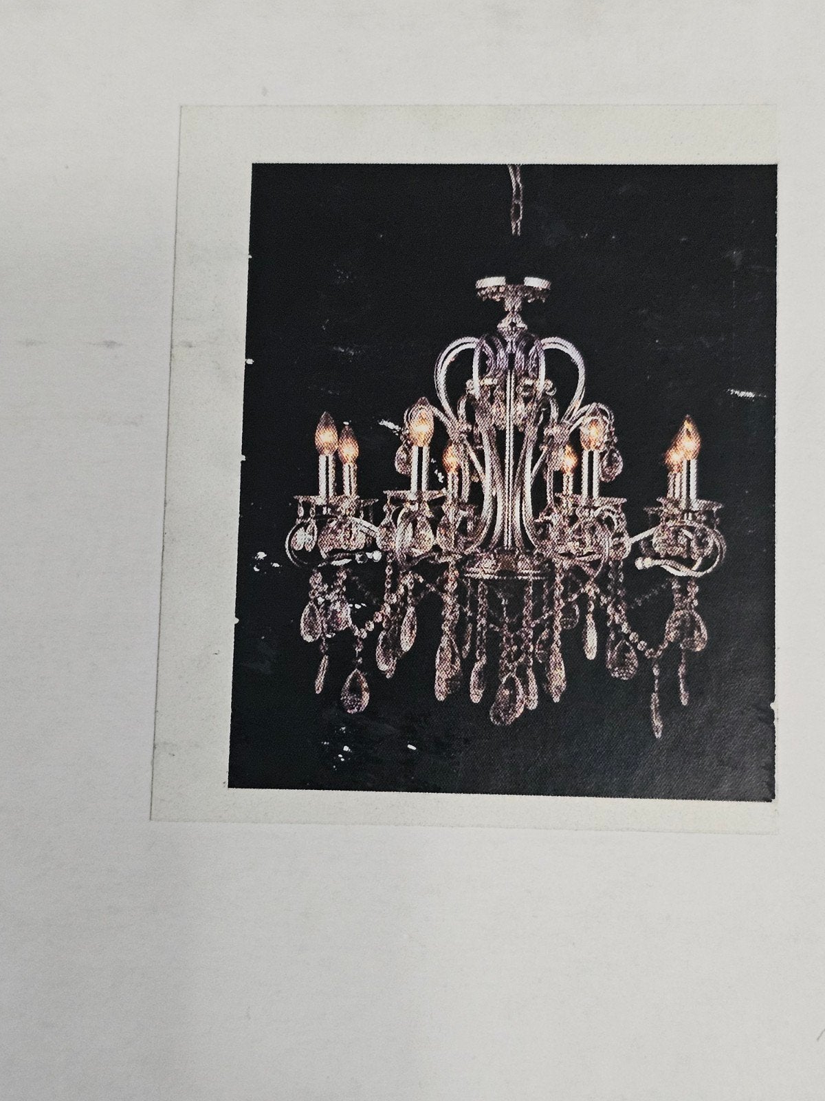 Nieuwe Kroonluchter - Klassiek Design met Kristallen, Huis en Inrichting, E14 (klein), Nieuw, Ophalen of Verzenden, Metaal