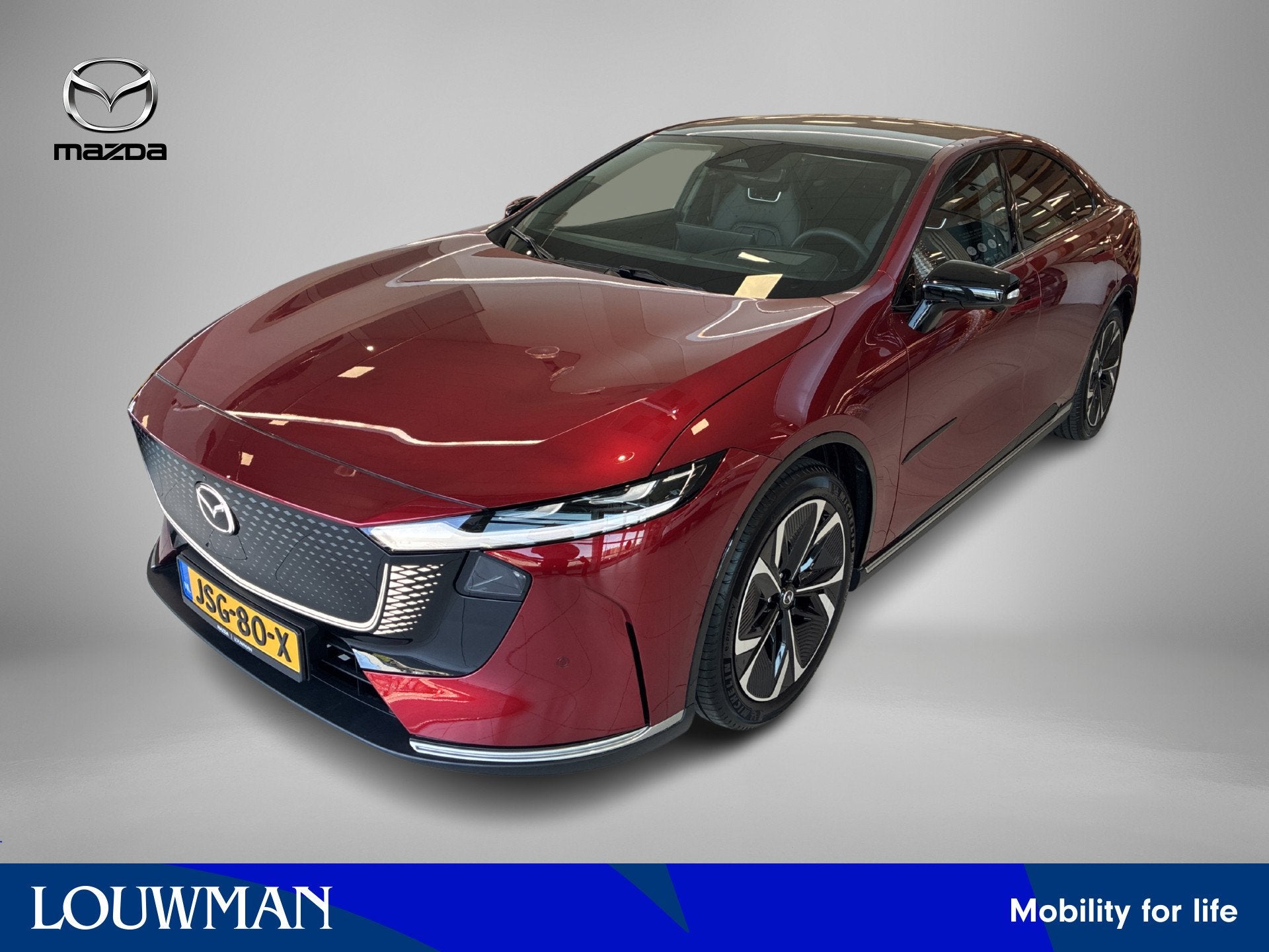 Mazda 6e Takumi 68.8 kWh WLTP 479 km van 10% tot 80% in 00:2, Automaat, 12 maanden, Zwart, 375 min