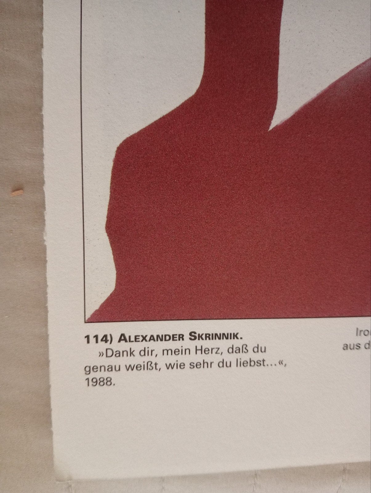 Affiche Rusland USSR Sovjet-Unie Perestroika 1988 erotiek, Ophalen of Verzenden, Gebruikt