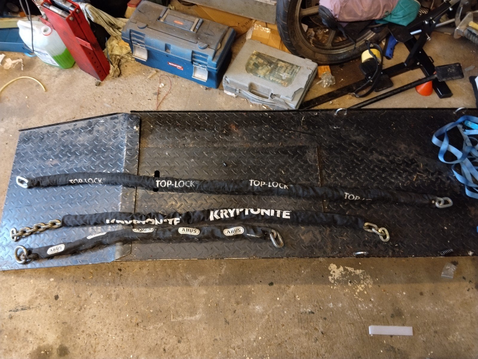 Kryptonite, Top-Lock, Abus kettingen - Beveiliging, Ophalen of Verzenden, Gebruikt