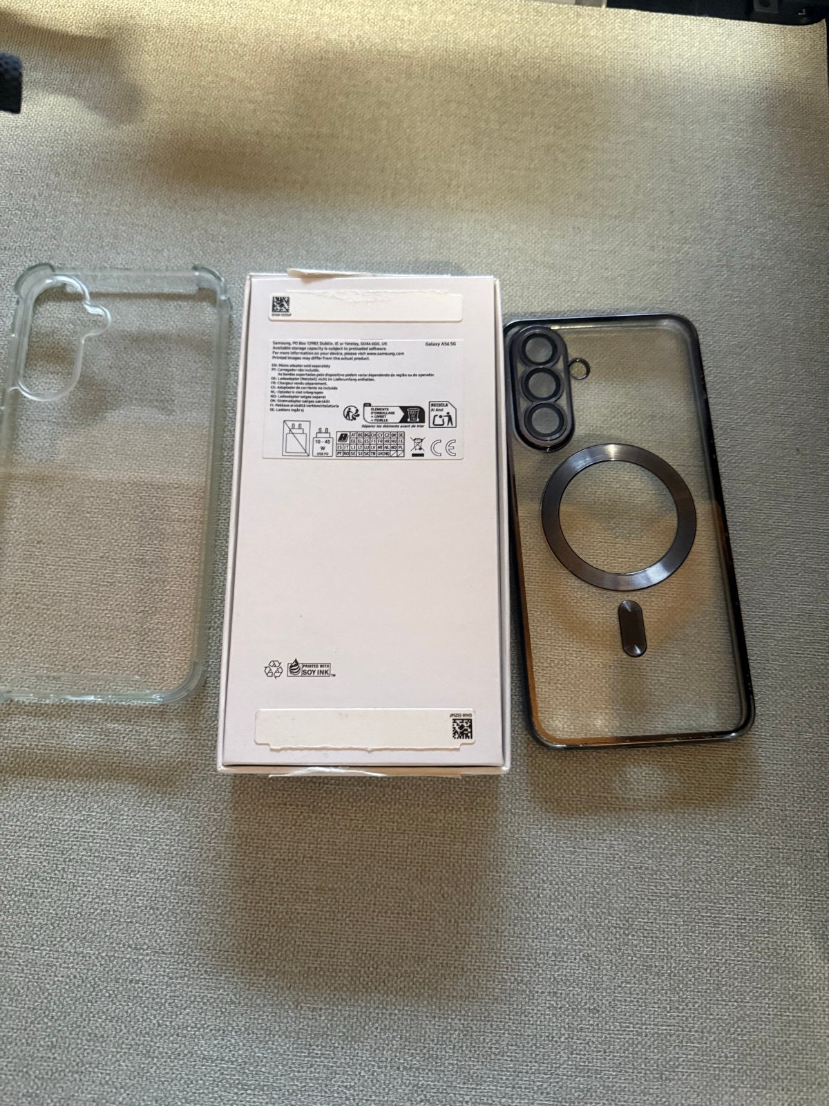 Samsung Galaxy A56 5G Zo goed als nieuw 128GB, Zwart, Touchscreen, Ophalen of Verzenden, Zo goed als nieuw