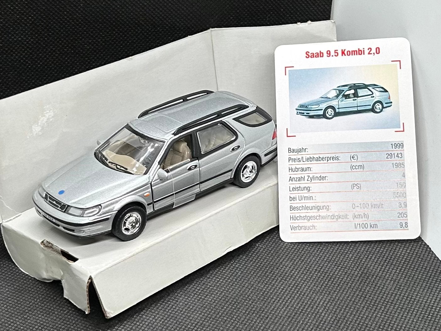 Schuco Saab 9-5 Combi 1:43 OVP, Hobby en Vrije tijd, Modelauto's | 1:43, Verzenden, Zo goed als nieuw, Auto, Schuco