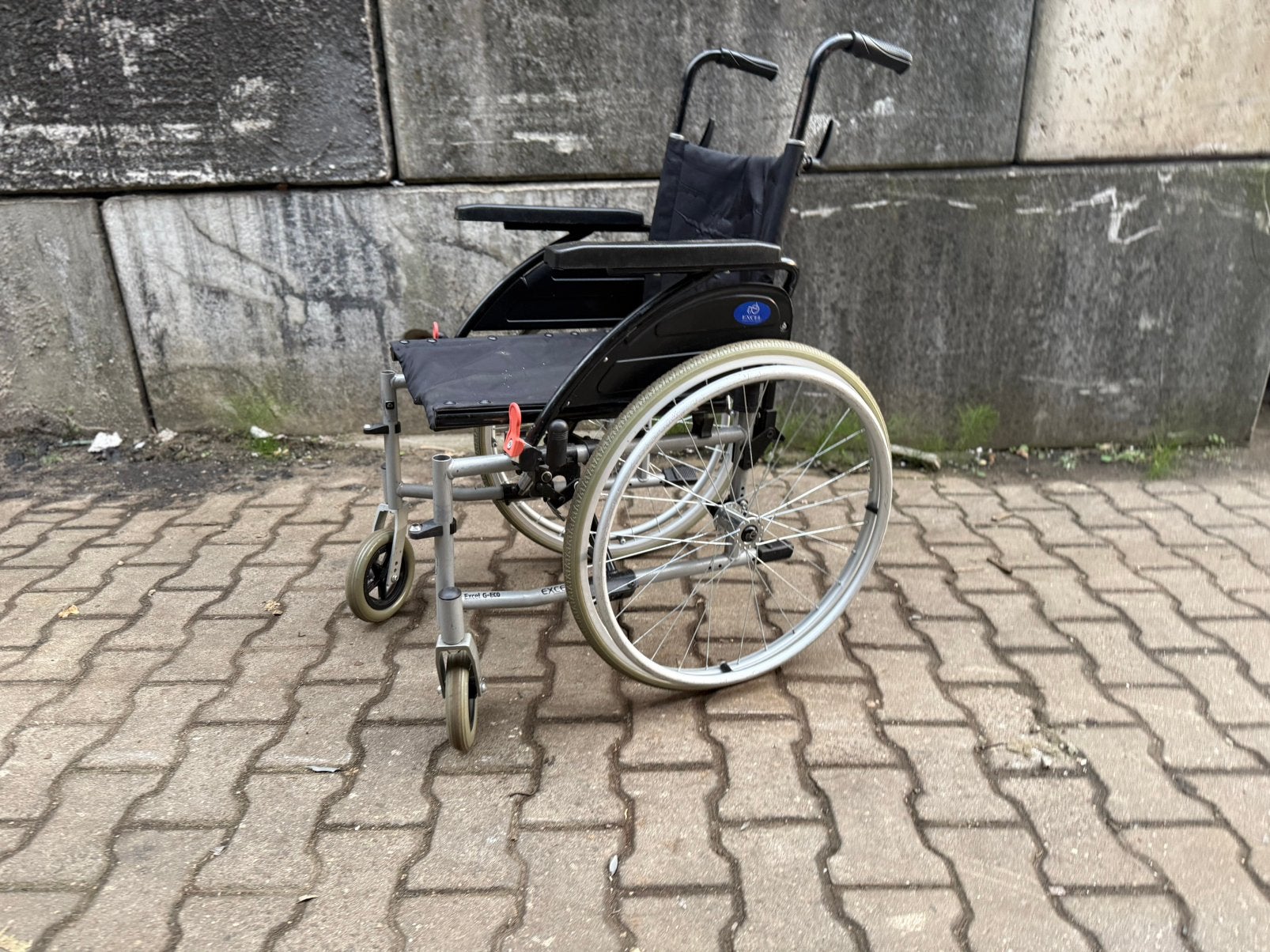 Excel G-Eco rolstoel – opvouwbaar – handbewogen, Diversen, Ophalen, Zo goed als nieuw, Duwrolstoel