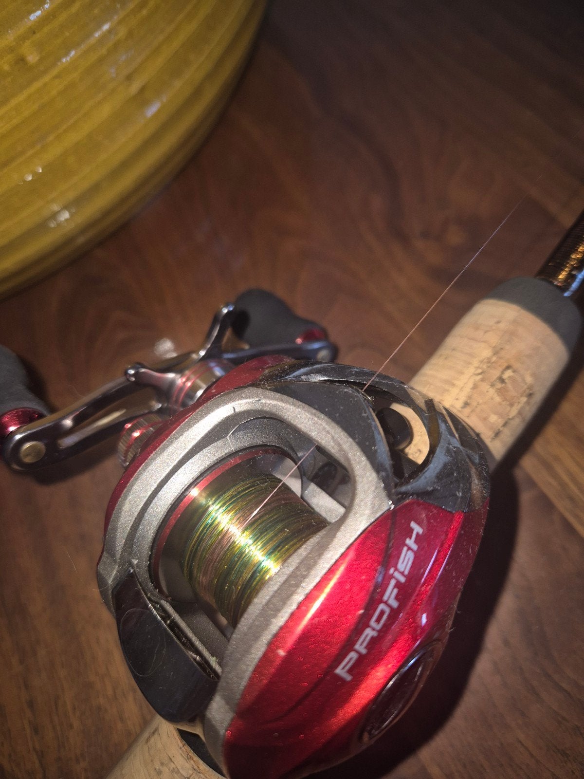 Shakespeare Crusader Werphengel met Profish Molen, Ophalen, Gebruikt, Complete hengel