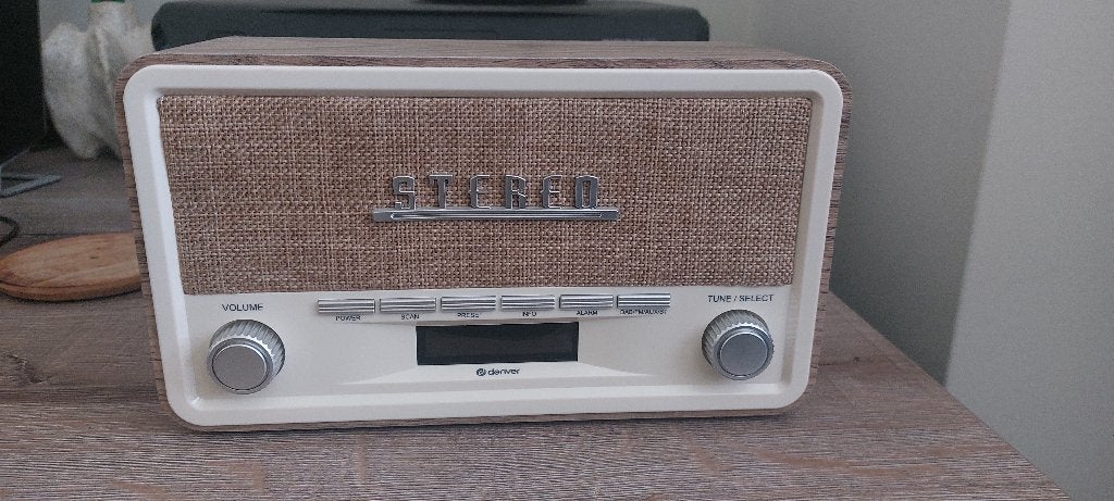 Retro Denver radio – mooie vintage look, Verzamelen, Ophalen, Huis en Inrichting