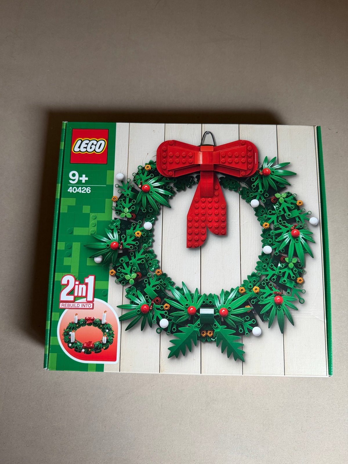 LEGO Kerstkrans 40426 - Nieuw en Ongeopend, Overige thema's, Lego, Nieuw, Ophalen of Verzenden