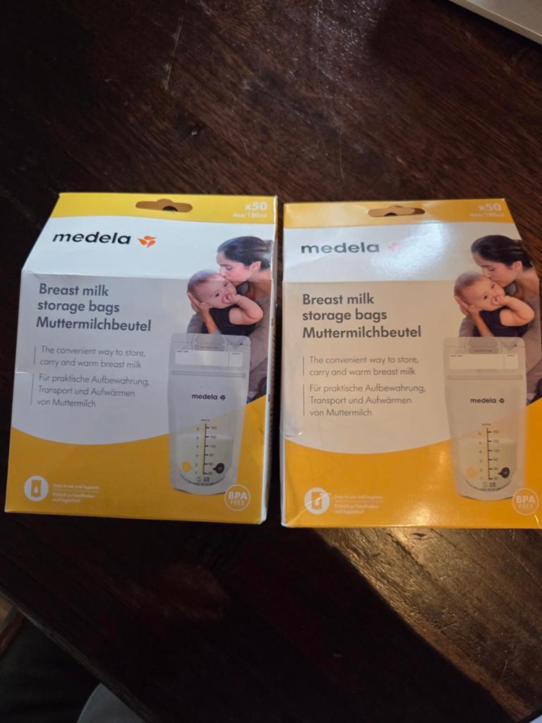 Medela Moedermelk Bewaarzakjes - 2x50 stuks, Ophalen of Verzenden, Nieuw, Overige typen