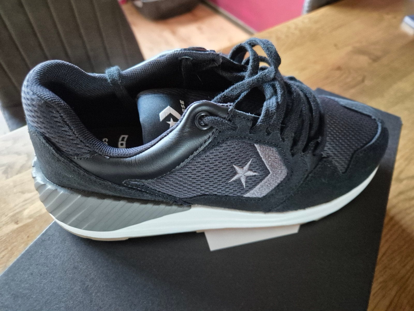 Converse Wave Trainer Sneakers Zwart - Maat 40.5, Zwart, Nieuw, Converse, Ophalen of Verzenden