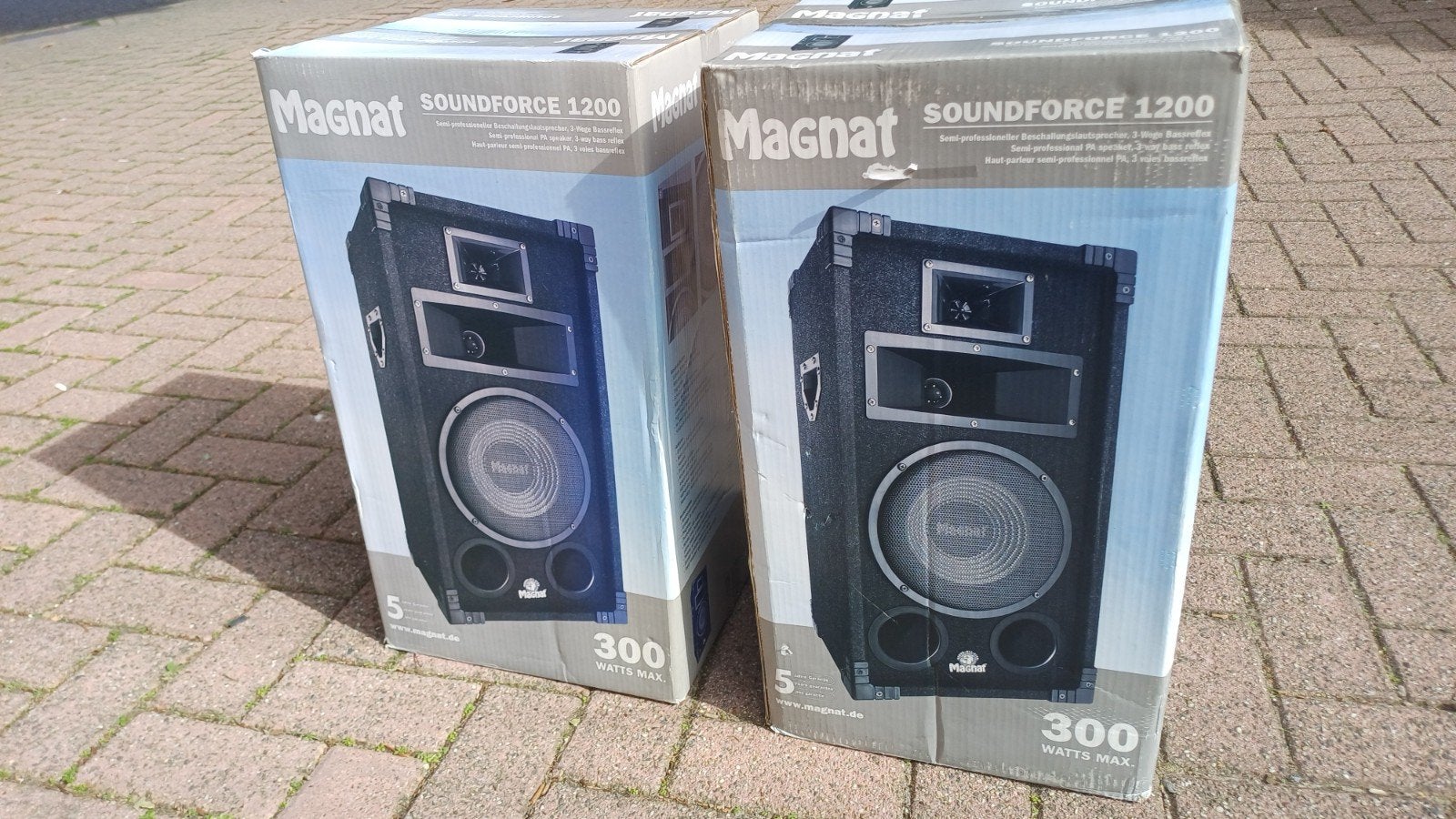 Magnat Soundforce 1200 Speakerset - 300 Watt Max, Nieuw, Ophalen, 150 watt of meer, Magnat