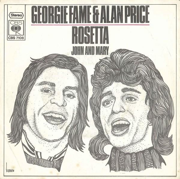 Georgie Fame & Alan Price - Rosetta (Single), Gebruikt, 7 inch, Single, Ophalen of Verzenden
