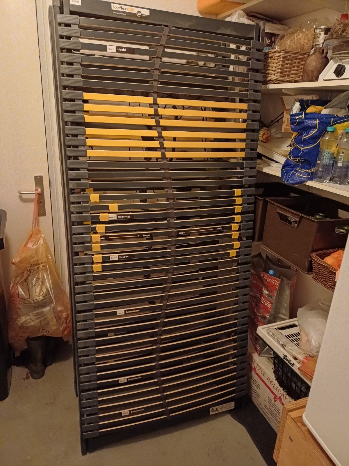 Elektrische lattenbodems 90x200, Ophalen, Zo goed als nieuw, Eenpersoons, 90 cm