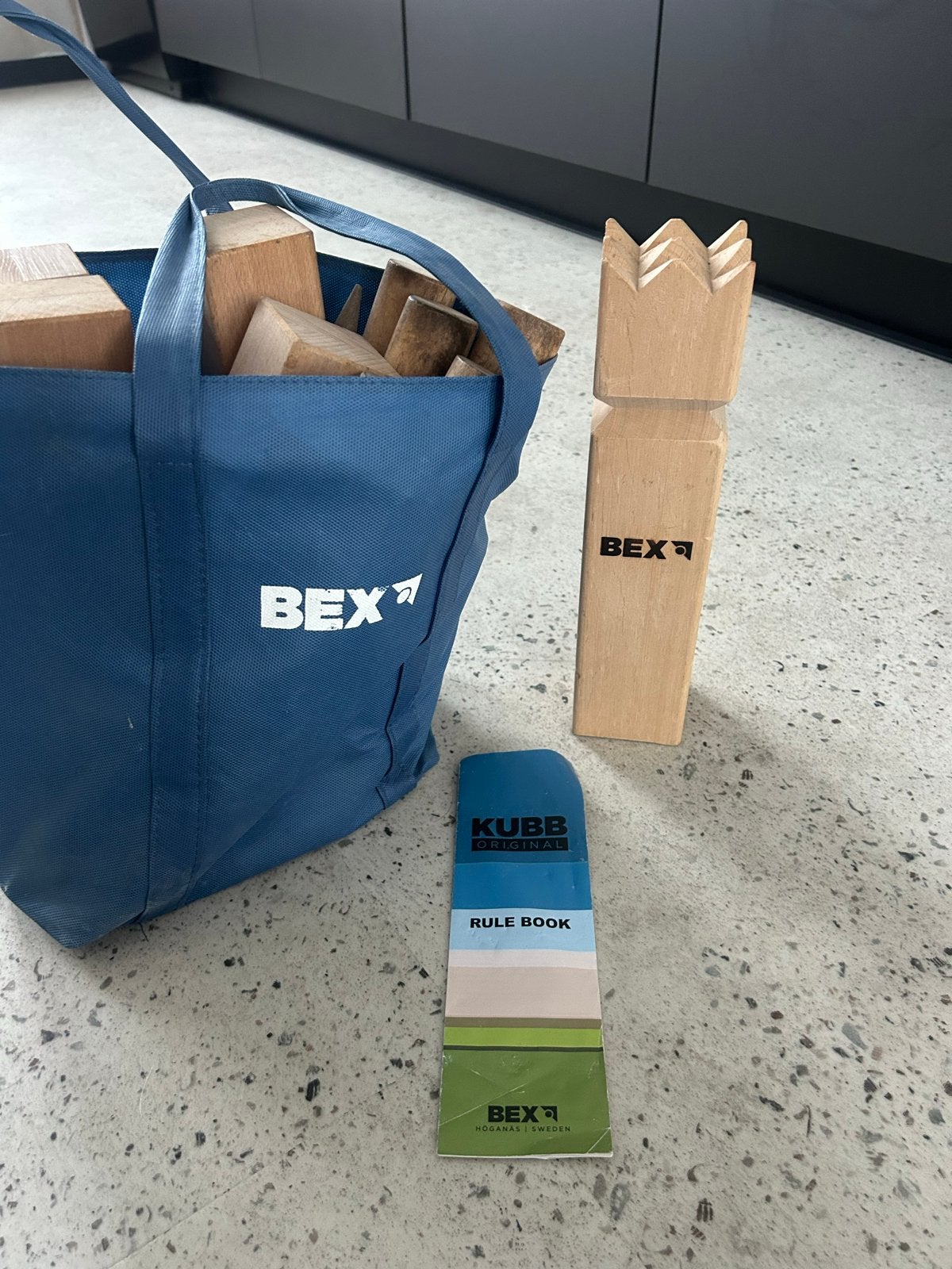 BEX Kubb Original spel - Compleet met draagtas, Ophalen, Gebruikt