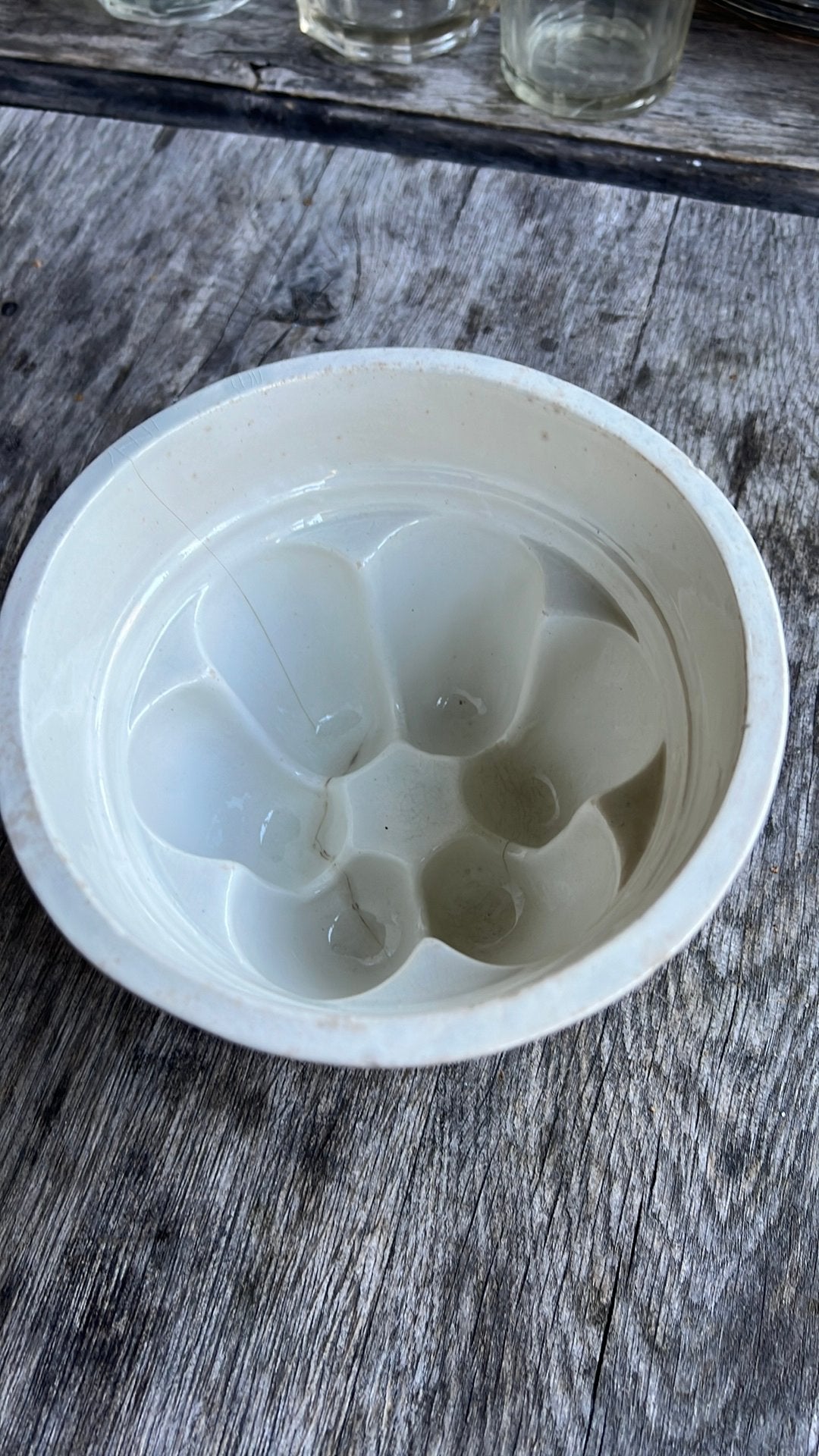 Antieke puddingvorm, Antiek en Kunst, Ophalen of Verzenden