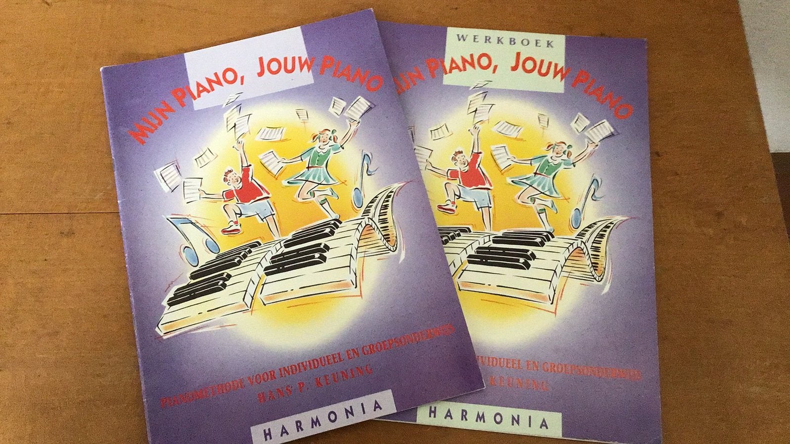 Mijn piano, jouw piano - lesboek en werkboek Harmonia, Muziek en Instrumenten, Ophalen of Verzenden, Zo goed als nieuw, Les of Cursus