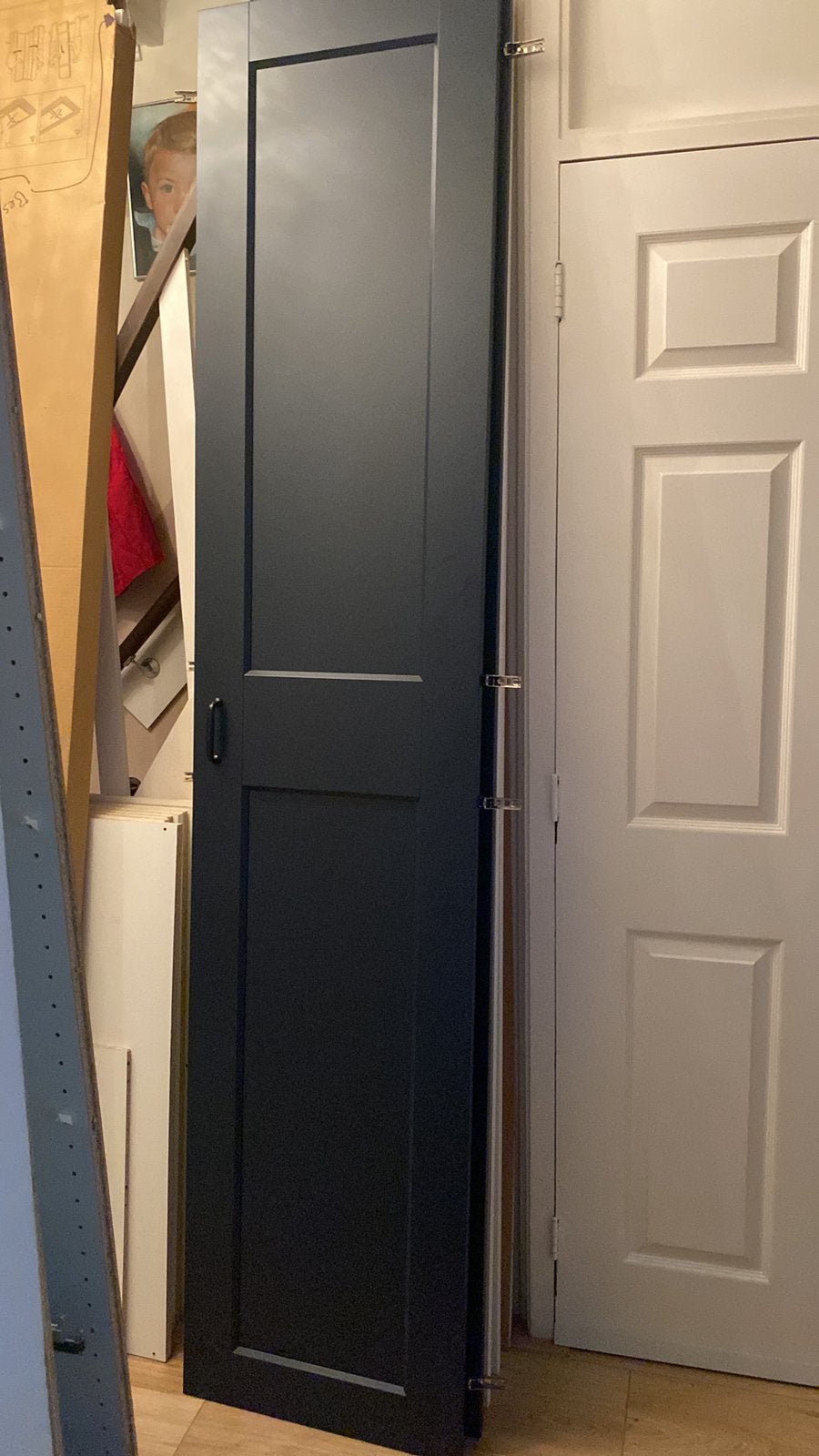 2x zo goed alles nuewe pax kast deuren 50x236, Ophalen, Zo goed als nieuw, Binnendeur, 200 tot 215 cm