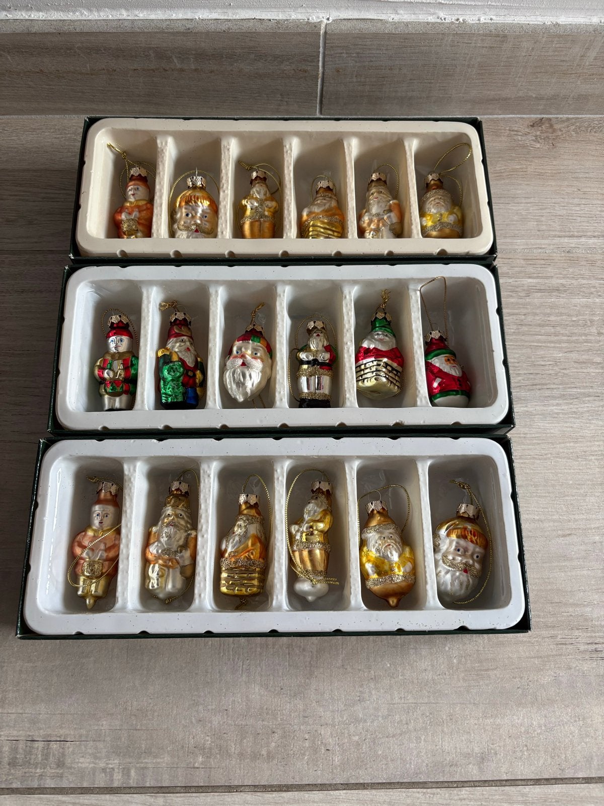 18 vintage kerstballen, Ophalen of Verzenden, Gebruikt