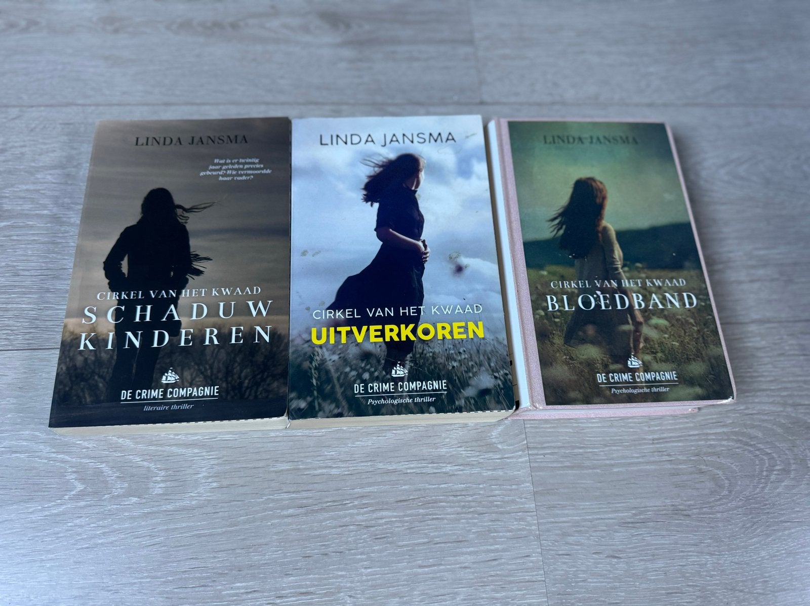 Linda Jansma - De Crime Compagnie Trilogie (3 boeken), Ophalen of Verzenden, Gelezen, Nederland