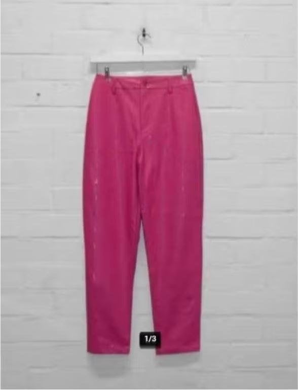 ALIX the Label - Imitatieleren broek maat M - Nieuw €149,95, Maat 38/40 (M), Alix the label, Nieuw, Ophalen of Verzenden