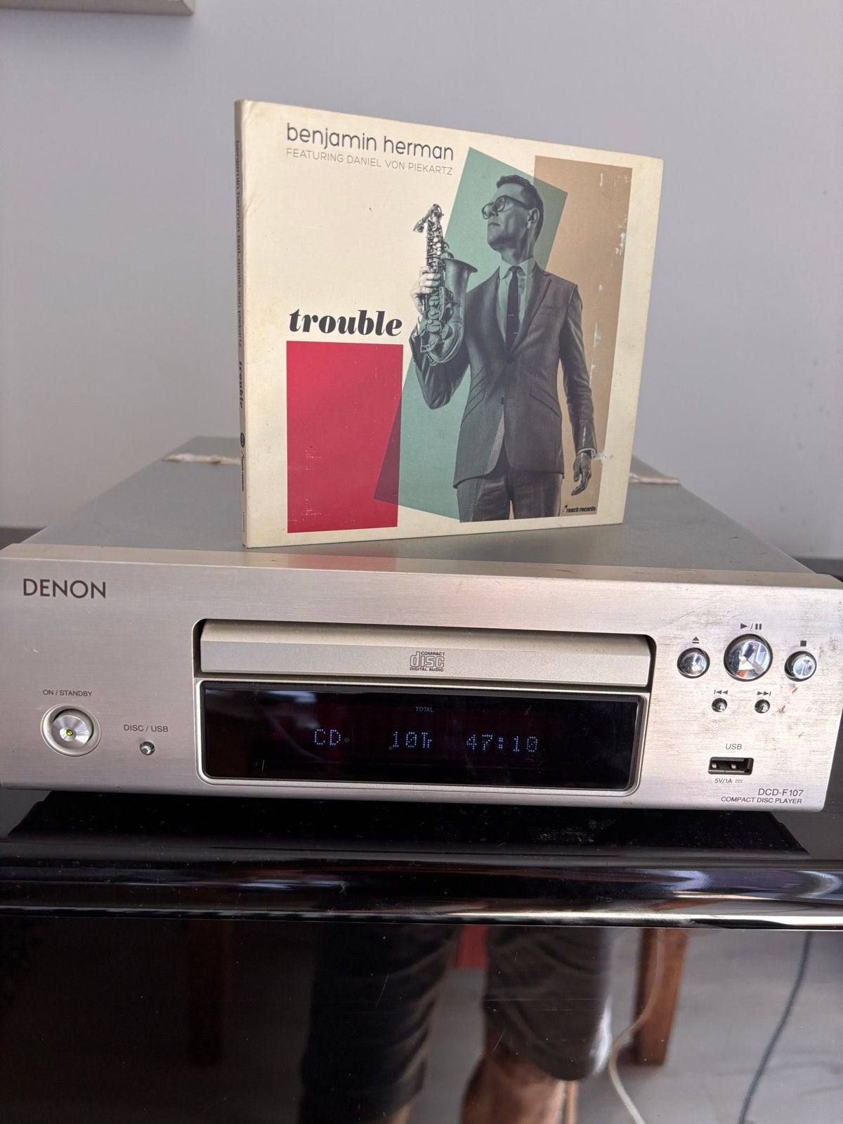 Denon DCD F107 CD-speler inclusief tulp kabels, Ophalen of Verzenden, Gebruikt, Overige merken