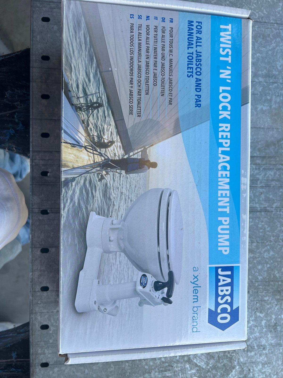 Jabsco Twist 'n' Lock Vervangingspomp voor Handmatige Toilet, Watersport en Boten, Ophalen of Verzenden, Nieuw, Kombuis en Sanitair