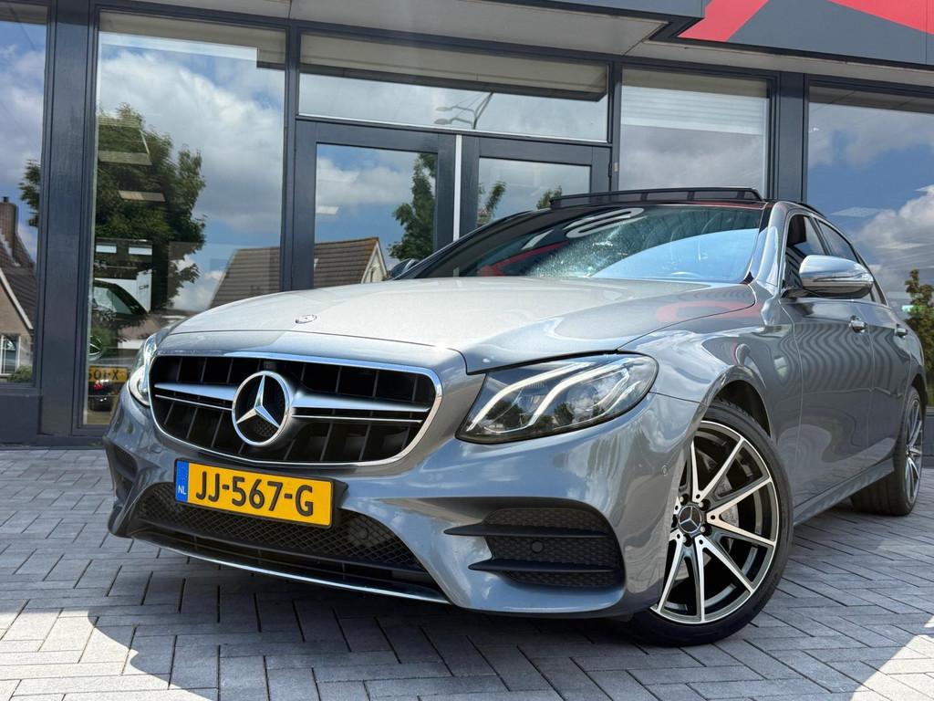 Mercedes-Benz E-klasse 200 AMG Pano Widescreen Ambiente Hud, Gebruikt, 4 cilinders, Origineel Nederlands, Bedrijf