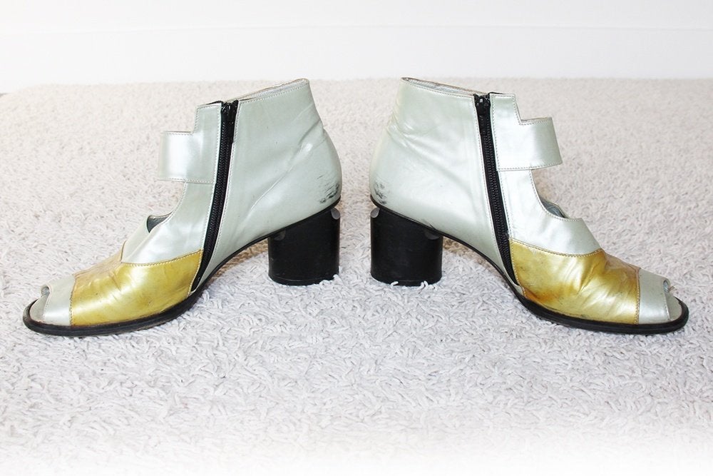 Vintage Leren Donna Lisa Tucci Schoenen (Maat 41) € 30,-, Overige kleuren, Overige typen, Ophalen of Verzenden, Zo goed als nieuw