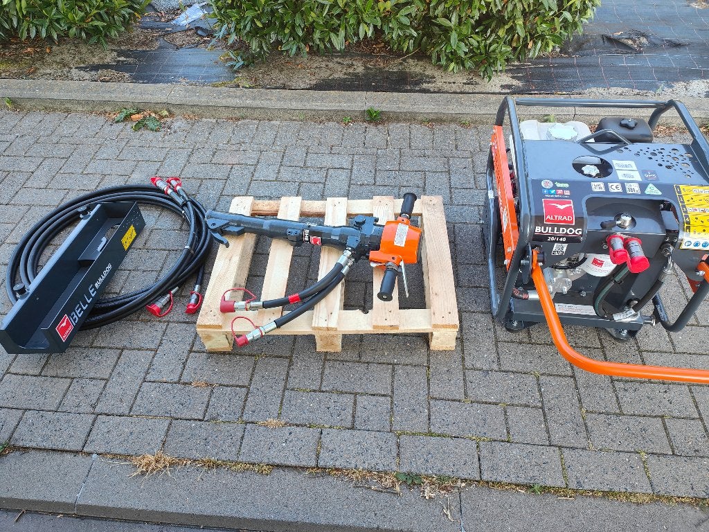 Młot hydrauliczny+agregat hydrauliczny belle, Ophalen, 10 bar of meer, Nieuw, Minder dan 200 liter/min