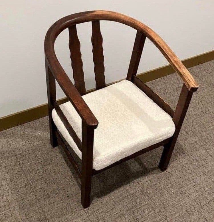 Stunning Vintage wooden chair houten stoel hout jaren 20/30, Huis en Inrichting, Gebruikt, Bruin, Ophalen of Verzenden, Eén
