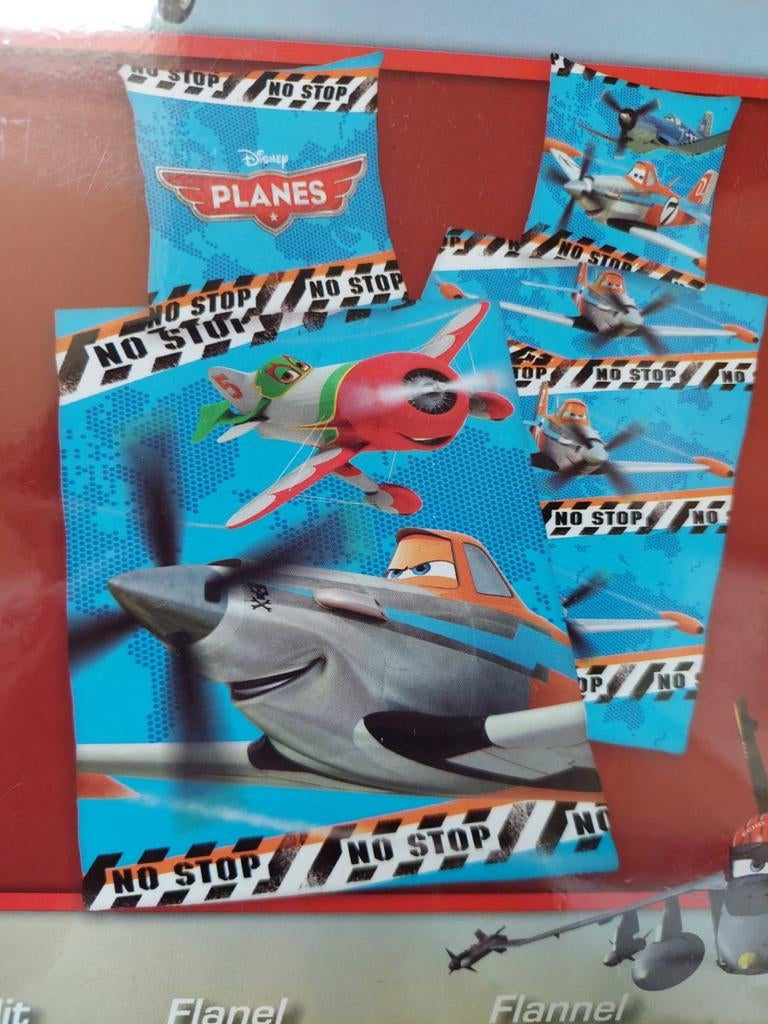 Disney Planes Flanellen dekbedovertrek flanel met Dusty, Blauw, Dekbedovertrek, Nieuw, Ophalen of Verzenden