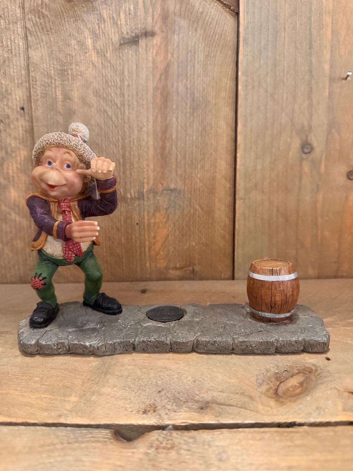 Efteling Laaf Beeldje met Tonnetje - 'De Laaf Collectie', Ophalen of Verzenden, Zo goed als nieuw, Beeldje of Poppetje