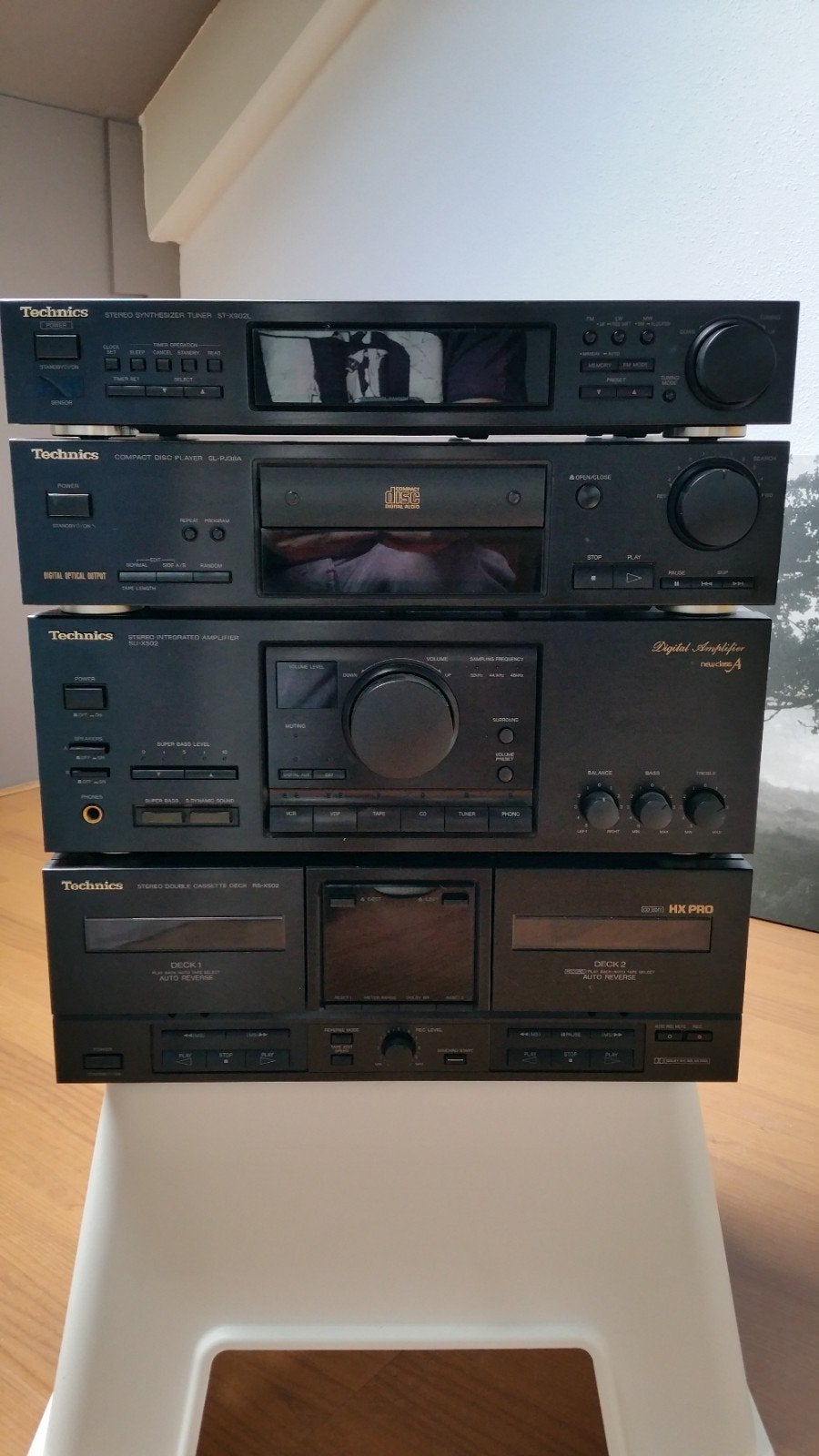 Technics Stereo Set: Tuner, CD, Versterker, Cassettedeck, Ophalen, Gebruikt, Tuner of Radio, Overige merken