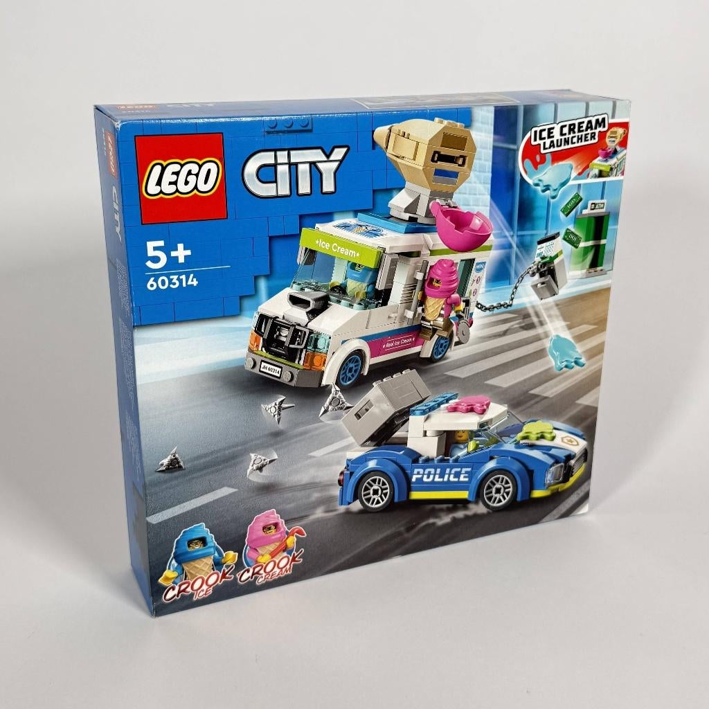 LEGO City 60314 IJswagen Politieachtervolging – Nieuw, Kinderen en Baby's, City, Lego, Nieuw, Ophalen of Verzenden