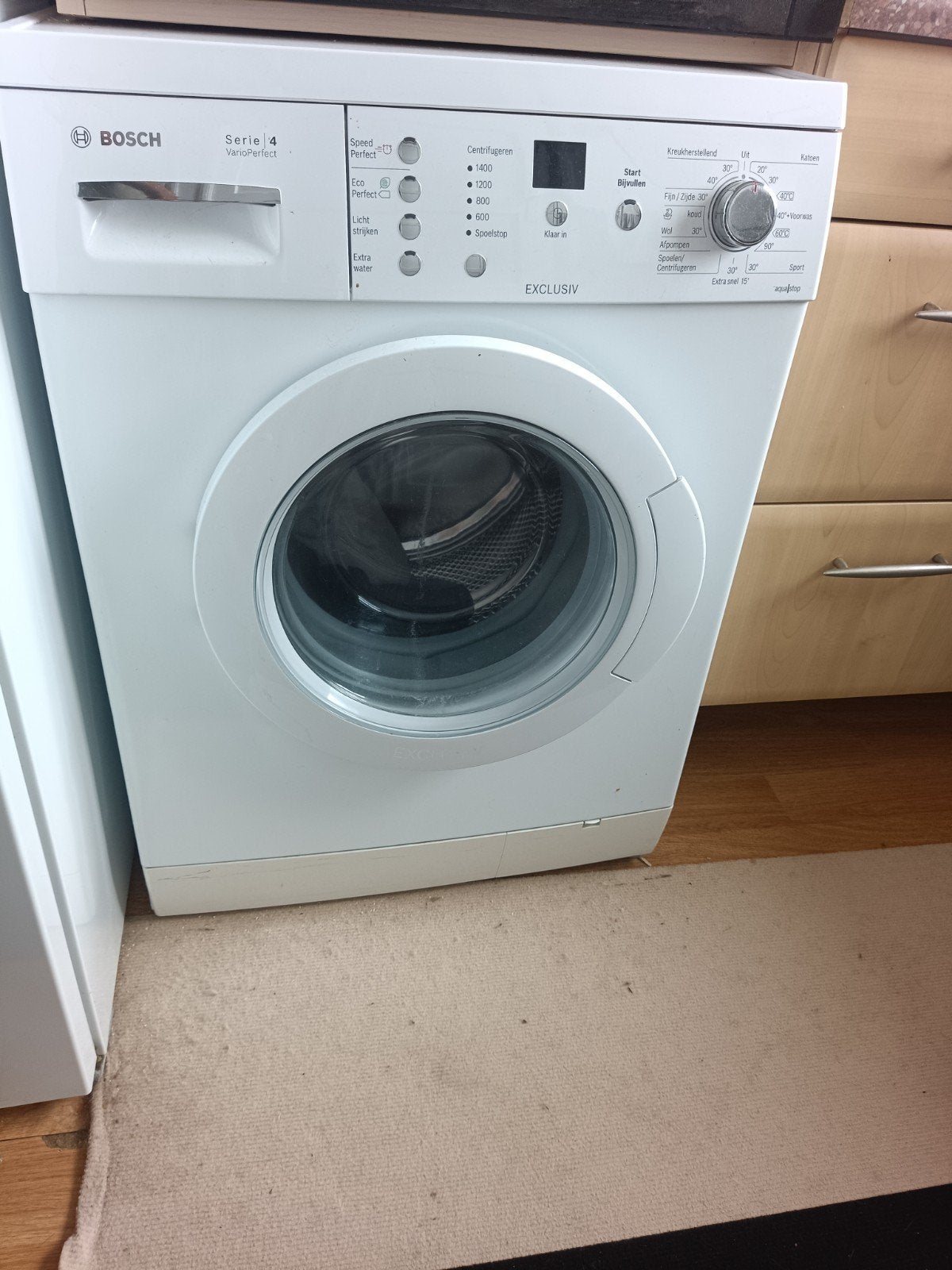Bosch Serie 4 VarioPerfect Wasmachine - Wit